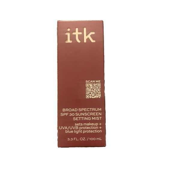 2x  ITK Broad Spectrum SPF 30 Sunscreen Setting Mist 3.3 Fl Oz Each Vitamin E - Picture 1 of 4
